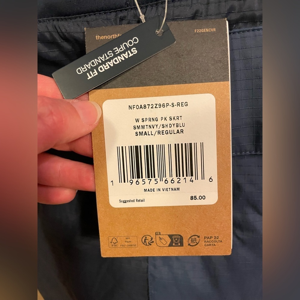 NWT The North Face Women’s Spring Peak Skort sz S - Picture 4 of 7